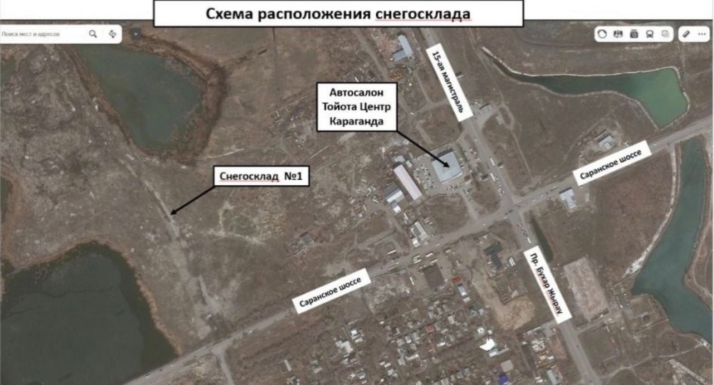 За последние дни с улиц Караганды было вывезено 52 тысячи кубометров снега