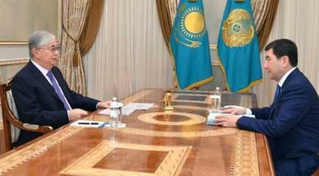 Президент принял Председателя Мажилиса Ерлана Кошанова