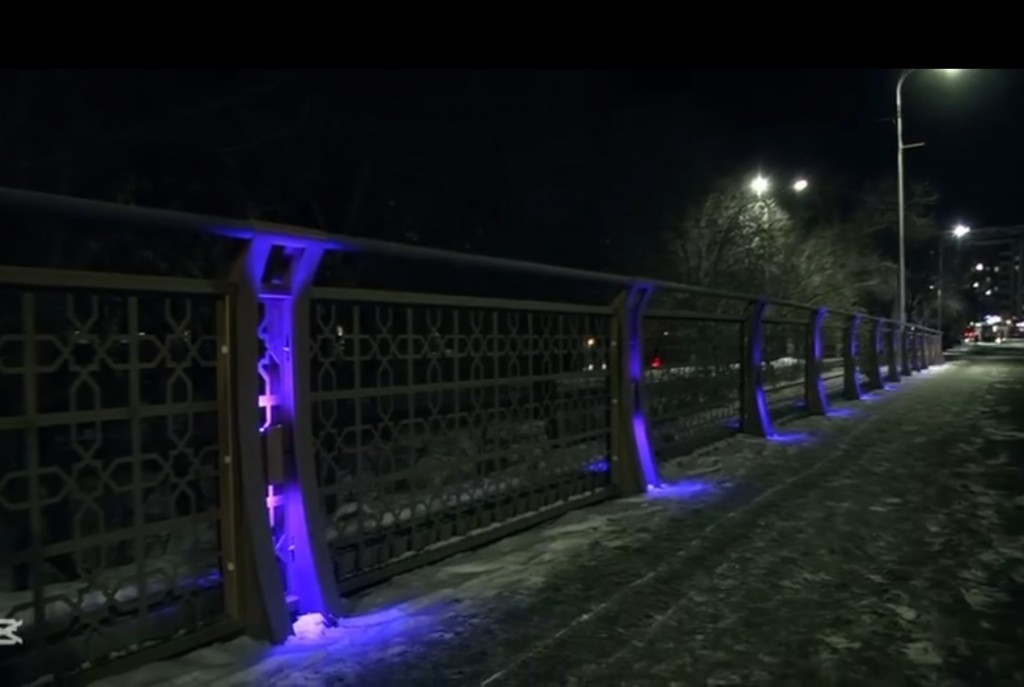 Сделали и включили: в Караганде появился первый путепровод с подсветкой