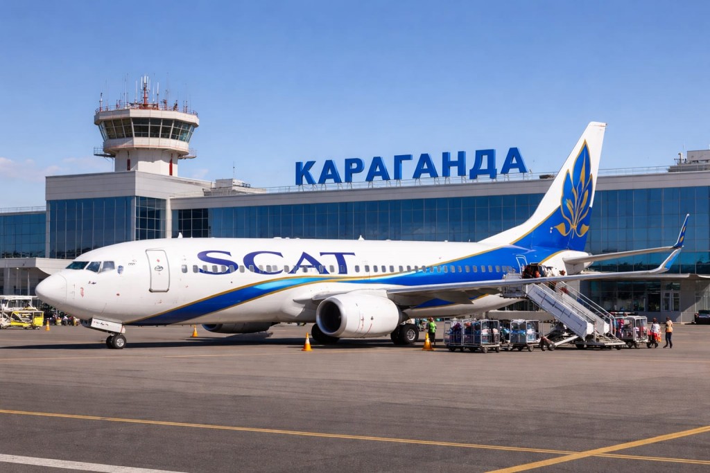 Новый авиамаршрут: Караганду и Шымкент свяжут прямыми рейсами