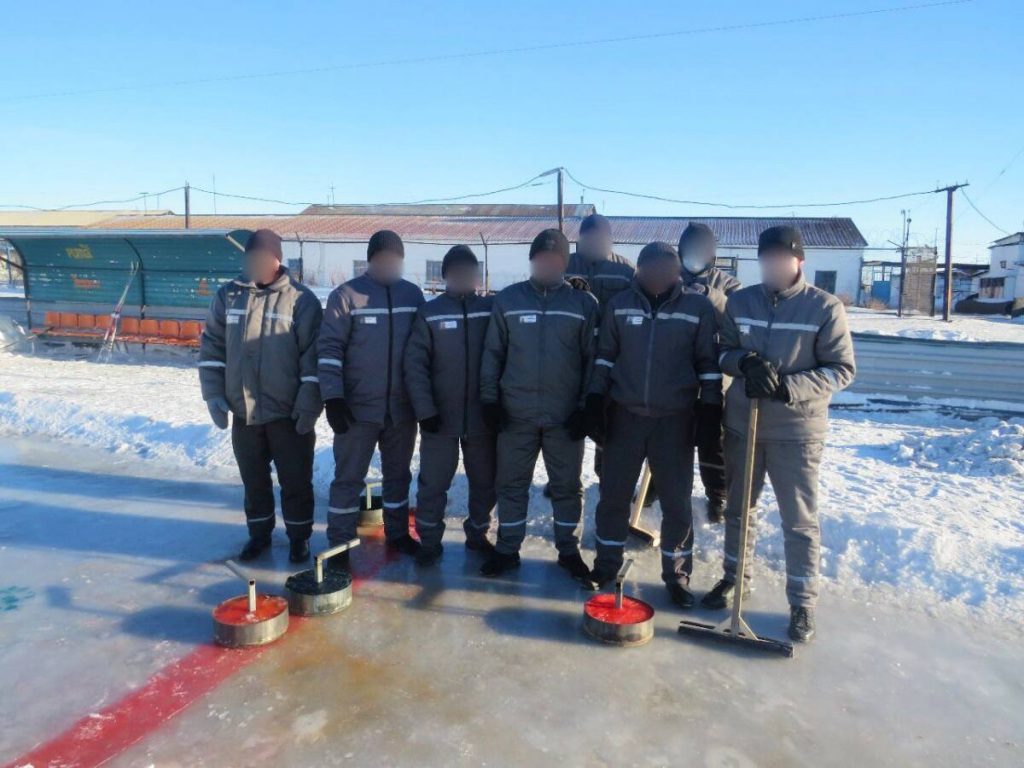 Соревнования по керлингу среди осужденных прошли в Карагандинской области