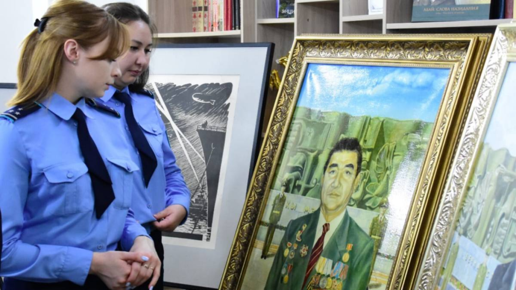 Выставку ко Дню Победы организовали в ДП Карагандинской области