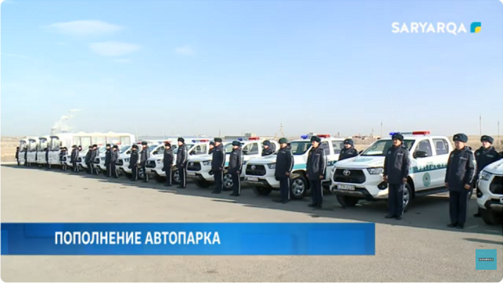 Карагандинская воинская часть получила новую специальную автотехнику