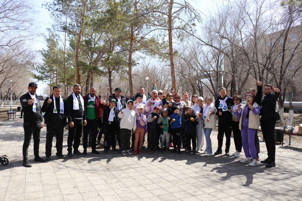 Молодежь Ассамблеи народа Казахстана Карагандинской области провела экологическую акцию