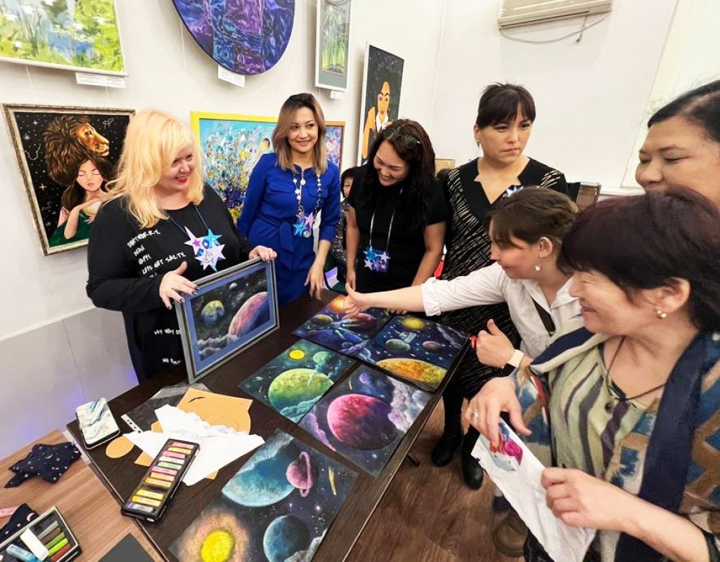 В карагандинском музее ИЗО прошел мастер-класс для педагогов дополнительного образования