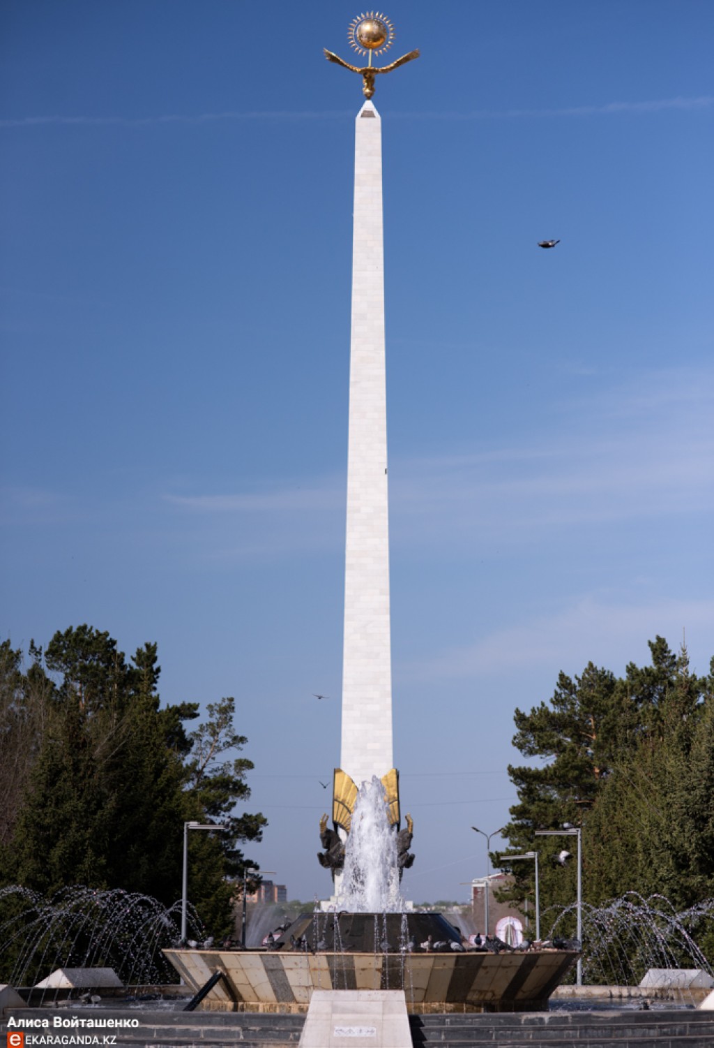 В Караганде фонтаны будут работать до конца сентября