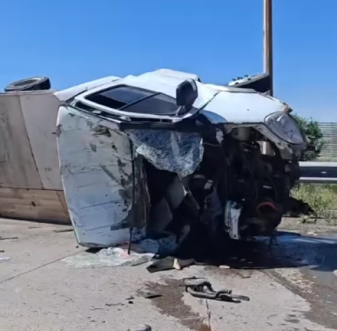 Серьезное дорожно-транспортное происшествие случилось на трассе Караганда — Темиртау