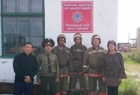 В Осакаровском районе открыли еще один пожарный пост