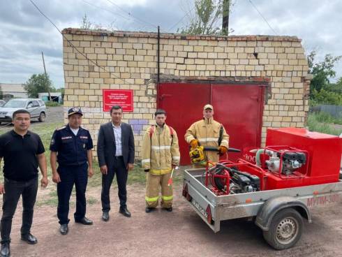 Ещё четыре пожарных поста открыли в сёлах Карагандинской области