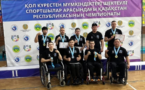 Спортсмены Карагандинской области завоевали четыре «золота» на чемпионате РК по параармрестлингу