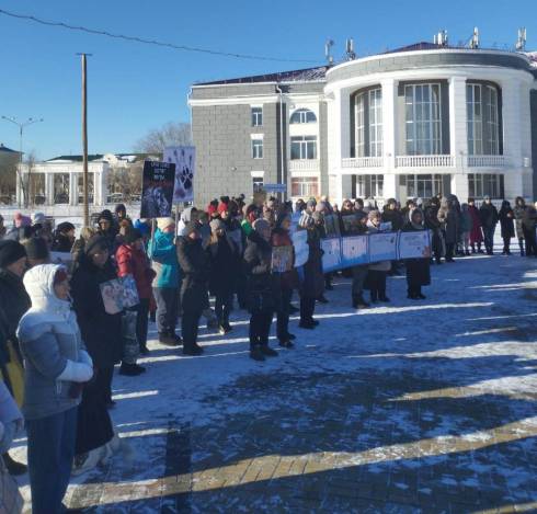 Митинг в защиту животных прошел в Караганде