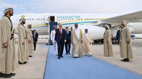 Касым-Жомарт Токаев прибыл с официальным визитом в Объединенные Арабские Эмираты