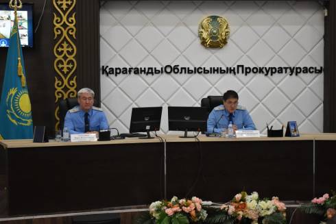Прокуратурой Карагандинской области подведены итоги первого полугодия