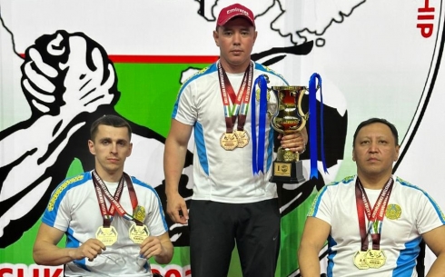 Карагандинские спортсмены завоевали шесть медалей на чемпионате Азии по армрестлингу