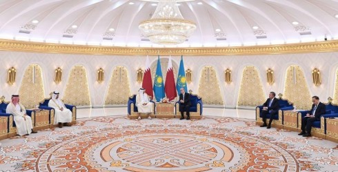 Эмир Катара призвал активизировать работу казахстанско-катарской межправительственной комиссии