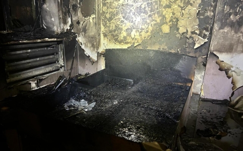 В Темиртау из-за курения произошел пожар в гостиничном номере