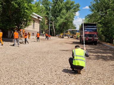 Как идет капитальный ремонт на Пичугина — Новоселов и строительство новой дороги на Букетова