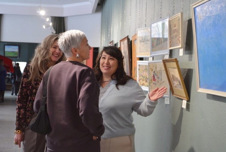 Қаланың алғашқы суретшілерінің жұмыстары Қарағандыда қойылған